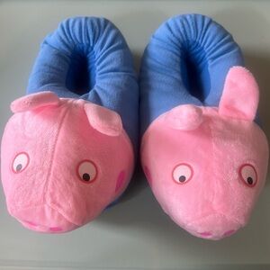 Peppa Pig Pink and Blue Kids One Piece Slippers